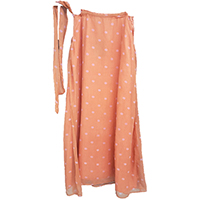 Polka Dot Silk Chiffon Mini Dress