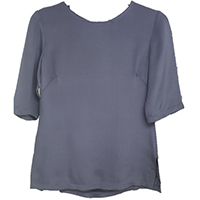 Silk Quarter Sleeves Shirt