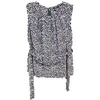 Silk Print Mini Dress